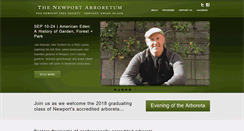 Desktop Screenshot of newportarboretum.org